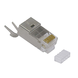 108703 - CAT6 RJ45 Shielded 1.5mm Diameter Crimp-On Plugs - Bag of 50 (Use with Lan Vantage wire #101167GY)
