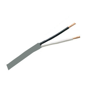 155532GY - Security Wire - 14 AWG/2 Conductor, CL3R, Unshielded, Stranded Bare Copper, 1000ft - Grey