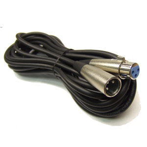 501901/10 - XLR 3-Pin Microphone Extension Cable - Male to Female - 10ft