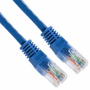 101928BL - CAT6A 550MHz UTP Ethernet Network RJ45 Patch Cable - Blue - 25ft