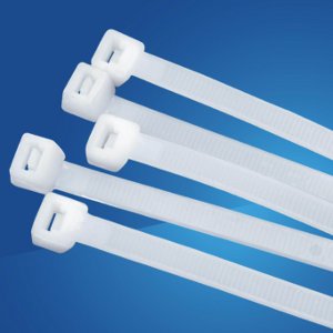 1C04006WH/100 - 6" Nylon Cable Ties - 40lbs Tensile Strength - White (100 Pack)